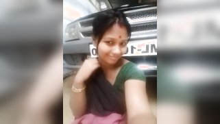 Naughty Indian maid stretches XXX hole with fingers by employer's car | XXX Video on AllSex.XXX