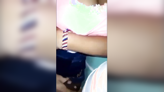 Roomie is touching Desi wife's tits while she is stroking XXX lollipop | XXX Video on AllSex.XXX