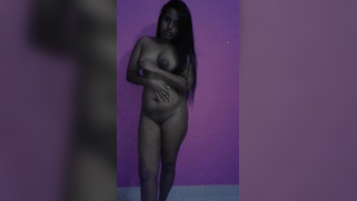 Indian slut strips and exposes tits with dark nipples in XXX video | XXX Video on AllSex.XXX