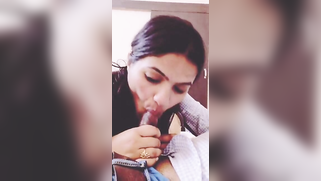 Lack of XXX sex makes Desi coed into crazy cock lover sucking all day | XXX Video on AllSex.XXX