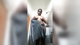 Desi possessor of XXX-shaped melons looks very sexy in the bathroom | XXX Video on AllSex.XXX
