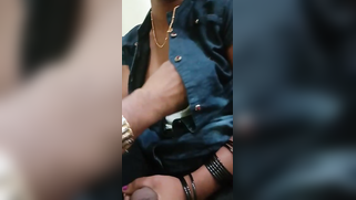 Indian girl plays with XXX tool in front of cameraman who paws boobs | XXX Video on AllSex.XXX