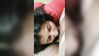 Teen Indian tries to suck not husband for the first time on camera | XXX Video on AllSex.XXX