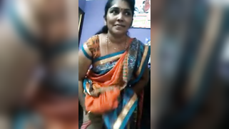 Young Indian woman pulls sari up a bit and shows cunt in XXX video | XXX Video on AllSex.XXX