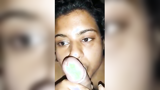 Showing naked body on camera amateur Desi XXX model sucks man off | XXX Video on AllSex.XXX