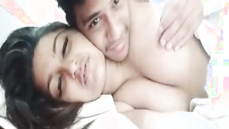Desi is naked so young man puts hand on XXX-shaped boob and licks it | XXX Video on AllSex.XXX