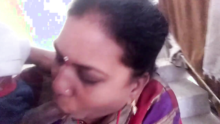 Mature Indian woman in sari moves head back and forth in XXX video | XXX Video on AllSex.XXX