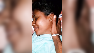 Young man behind camera plays with Indian charmer giving XXX handjob