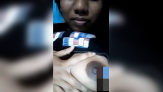 Amateur Indian teen with full lips flaunts nipples for XXX watchers | XXX Video on AllSex.XXX