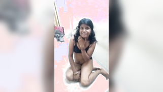 Man films shy Indian GF in black lingerie for personal XXX collection | XXX Video on AllSex.XXX
