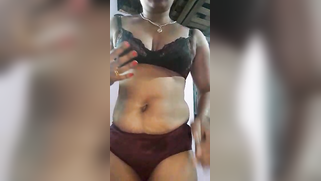 Indian MILF carefully paws herself and takes XXX-shaped boobies out | XXX Video on AllSex.XXX