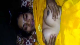 Boyfriend touches Indian babe's tits and shoves dick into vagina | XXX Video on AllSex.XXX