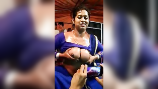 Desi shakes tits in front of the man filming her on phone camera | XXX Video on AllSex.XXX