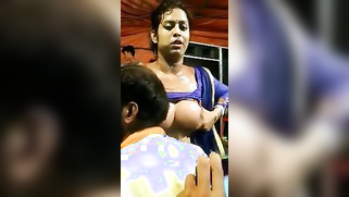 Desi shakes tits in front of the man filming her on phone camera | XXX Video on AllSex.XXX