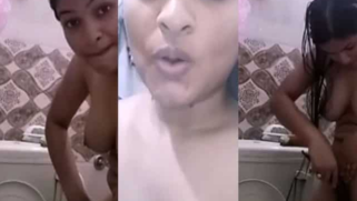 Indian girl is in a mood to show how she shaves pussy in the bathroom | XXX Video on AllSex.XXX