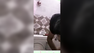 Indian girl is in a mood to show how she shaves pussy in the bathroom | XXX Video on AllSex.XXX