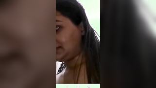 Indian girl is in a mood to show how she shaves pussy in the bathroom
