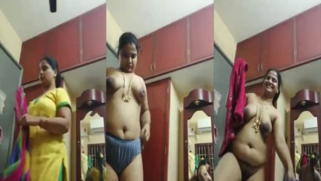 Husband isn't the only man who sees naked body of the paunchy Desi MILF | XXX Video on AllSex.XXX
