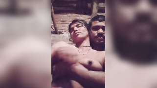 Mustached Indian milks wife's soft titties after he squeezes them | XXX Video on AllSex.XXX