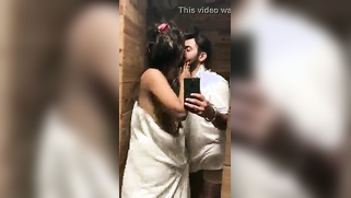 Amateur video where man kisses Desi girlfriend and touches her butt | XXX Video on AllSex.XXX