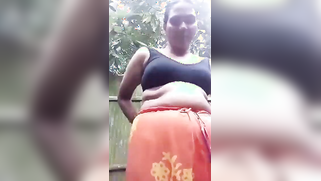 Naked Indian housewife puts on clothes after taking a shower | XXX Video on AllSex.XXX