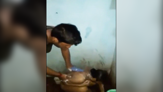 Loving Indian man helps his delightful girlfriend take a shower | XXX Video on AllSex.XXX