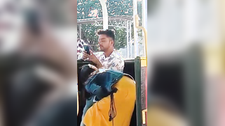 Unsuspecting Indian girl gives boyfriend handjob but the voyeur films it | XXX Video on AllSex.XXX