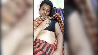 Horny girl saddles the Indian sex instrument with wet hairy pussy | XXX Video on AllSex.XXX