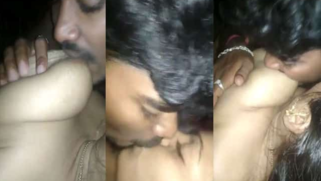 Guy is happy because his girlfriend finally agrees to Indian sex on camera