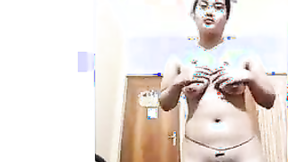 Possessor of Indian hairy pussy touches boobies on the camera | XXX Video on AllSex.XXX