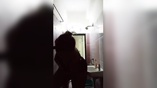 Paunchy Desi minx with huge butt plays with tits before taking a shower | XXX Video on AllSex.XXX