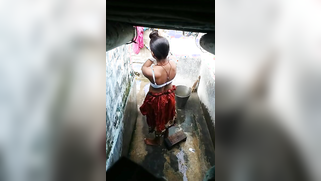 Hidden camera films the Desi changing clothes in the shower room | XXX Video on AllSex.XXX