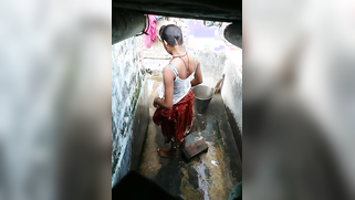 Hidden camera films the Desi changing clothes in the shower room | XXX Video on AllSex.XXX