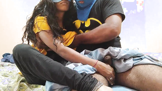 Staying anonymous is the main condition of this couple's Indian sex | XXX Video on AllSex.XXX