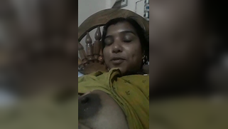 Mischievous Indian squeezes juicy boobies during the video call | XXX Video on AllSex.XXX