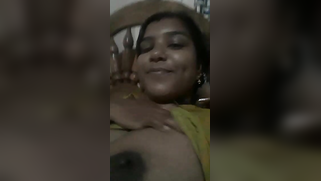 Mischievous Indian squeezes juicy boobies during the video call | XXX Video on AllSex.XXX
