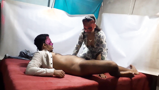 Masked Desi girlfriend fucked from behind after blowjob and cock riding | XXX Video on AllSex.XXX