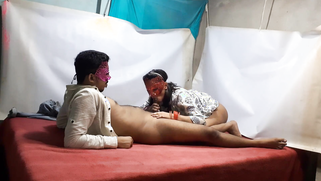 Masked Desi girlfriend fucked from behind after blowjob and cock riding | XXX Video on AllSex.XXX