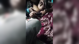 Intrigued Desi is watching a movie while her hubby is touching tits | XXX Video on AllSex.XXX