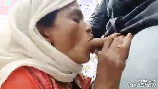 Promiscuous Desi woman with white kerchief tastes stranger's dick | XXX Video on AllSex.XXX