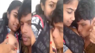 Pleasant Desi girl likes it when boyfriend worship tits on the camera | XXX Video on AllSex.XXX