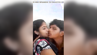 Pleasant Desi girl likes it when boyfriend worship tits on the camera