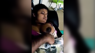 Naughty Desi man plays with XXX jugs of his sleeping chubby Bhabhi | XXX Video on AllSex.XXX