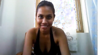 Pretty Tamil girl with nice XXX melons strips naked in front of the webcam | XXX Video on AllSex.XXX