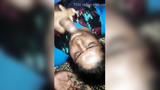 Partner erupts warm XXX liquid on aunty's face after copulation | XXX Video on AllSex.XXX