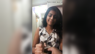 Indian girl has no time for sex but satisfies cock in another XXX way | XXX Video on AllSex.XXX