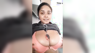 Cheerful Bangla beauty unzips pink bra to boast about her XXX twins | XXX Video on AllSex.XXX