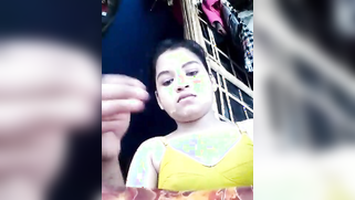 Pretty Telugu village girl films solo XXX videos to overcome boredom | XXX Video on AllSex.XXX