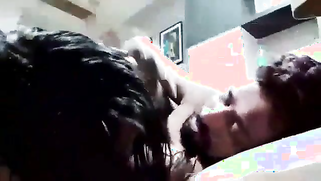 Beautiful Desi with a nose piercing and XXX buddy are happy together | XXX Video on AllSex.XXX