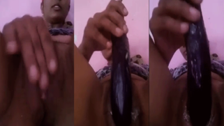 Inventive Pakistani lady shows how to cum when there are no XXX toys